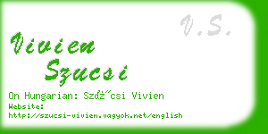 vivien szucsi business card